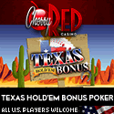Cherry Red Casino - Texas Hold'em Bonus Poker